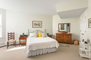 Resident bedroom at Scott-Farrar Independent & Assisted Living in Peterborough, NH