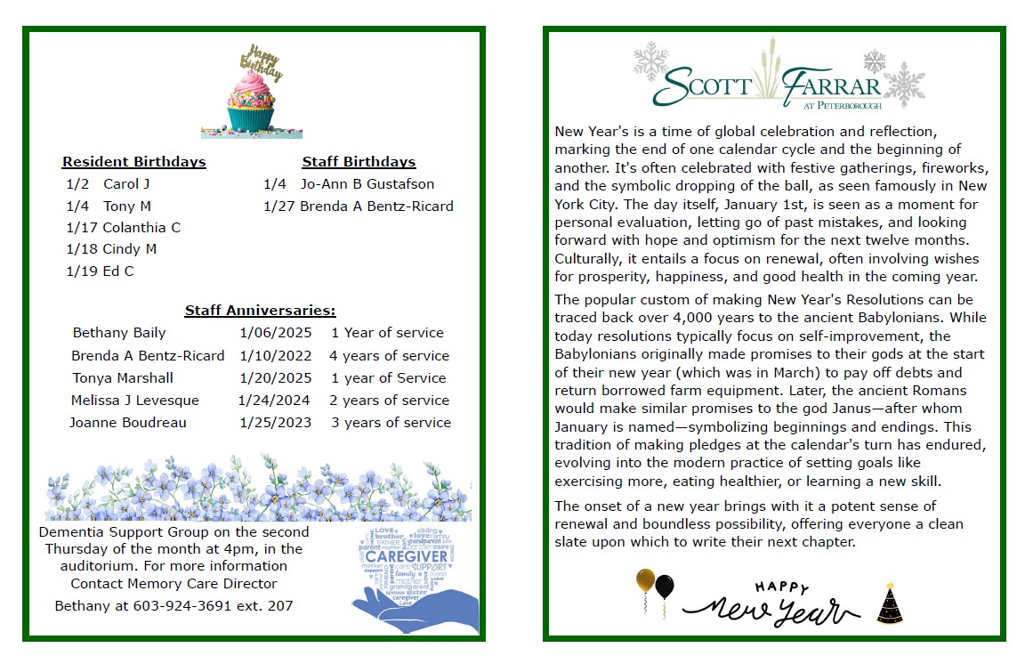 Scott-Farrar senior living residents tending to the garden